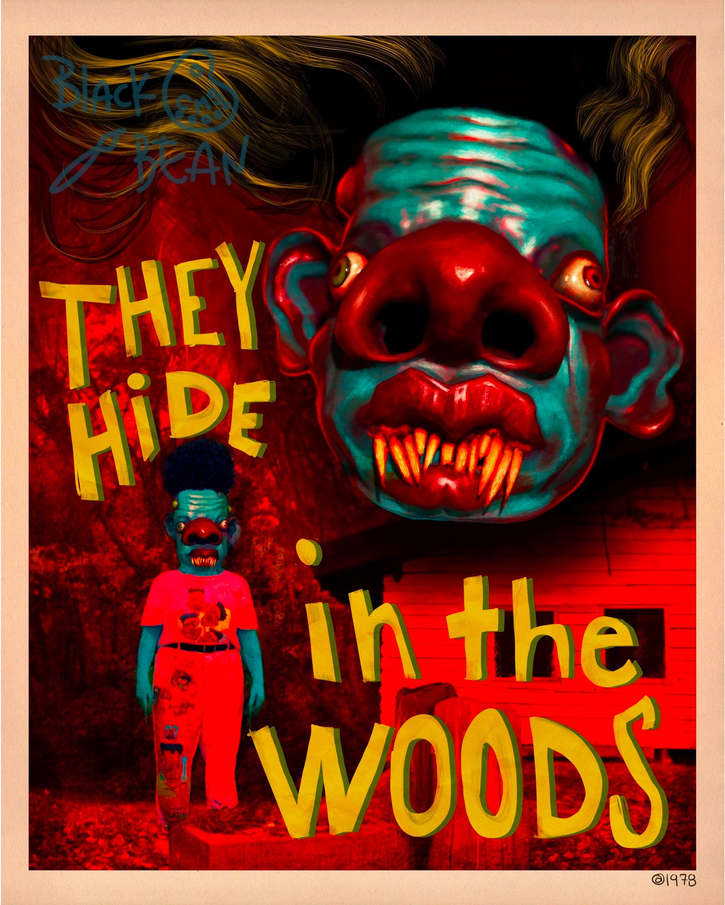 "They Hide In The Woodsl" Limited Edition Movie Poster