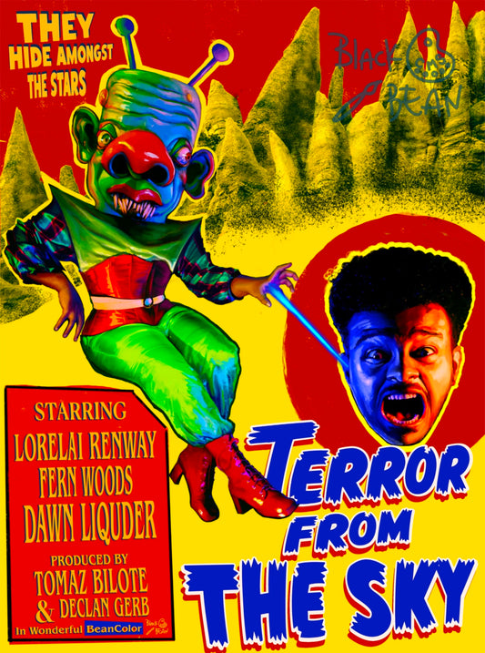 "Terror From The Sky" Limited Edition Movie Poster
