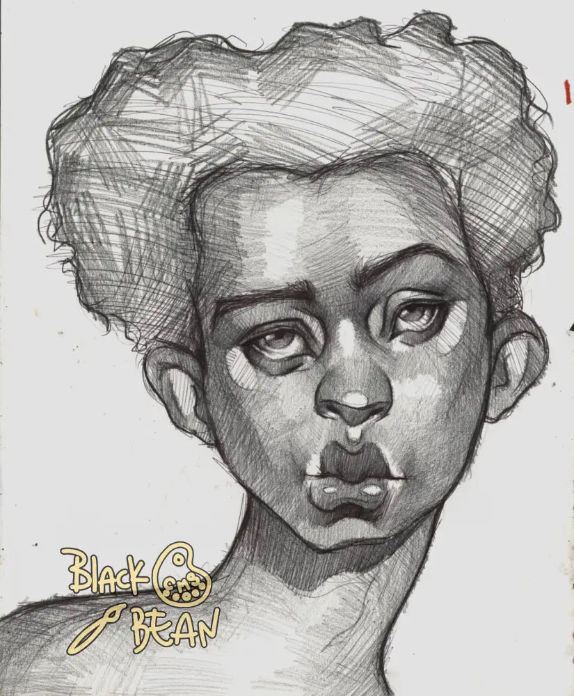 Afro Sketch (Original)